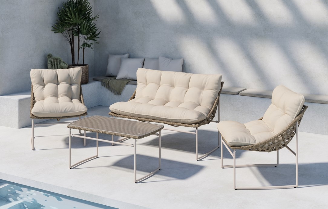 Køb lækre bløde møbler, der passer til jeres udeområde